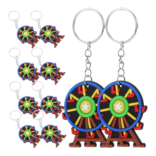 BRIGHTFUFU 12 Stück Riesenrad Schlüsselanhänger Anhänger Schlüsselanhänger Rucksack Schlüsselanhänger Geldbörse Anhänger BRIGHTFUFU 12 Stück Riesenrad Schlüsselanhänger Anhänger Schlüsselanhänger Rucksack Schlüsselanhänger Geldbörse Anhänger von BRIGHTFUFU