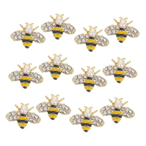 BRIGHTFUFU 12pcs Bienennagelkunstzubehör Nagelkunst- Biene Diy-anhänger Bienen-nagel-charms Frühling Nagelaufkleber Goldene Bienen-nagelkunst-charms Nagelkunstaufkleber Zinklegierung BRIGHTFUFU 12pcs Bienennagelkunstzubehör Nagelkunst- Biene Diy-anhänger Bienen-nagel-charms Frühling Nagelaufkleber Goldene Bienen-nagelkunst-charms Nagelkunstaufkleber Zinklegierung von BRIGHTFUFU