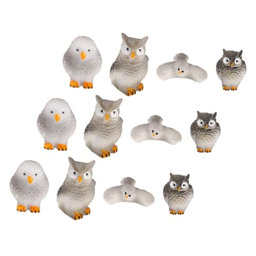 BRIGHTFUFU 12stücke Miniatur Eulen Figuren Süße Tierornamente Für Cupcake Toppers Und Mikro-Landschaft Dekoration Für Zuhause Und Bürogestaltung BRIGHTFUFU 12stücke Miniatur Eulen Figuren Süße Tierornamente Für Cupcake Toppers Und Mikro-Landschaft Dekoration Für Zuhause Und Bürogestaltung von BRIGHTFUFU