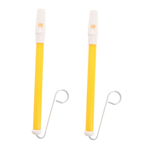BRIGHTFUFU 2 Stück Slide Whistle Flöte Lustiges Musikinstrument für Geeignet zur des Interesses Kreativität für Stressfreies und Unterhaltung von BRIGHTFUFU