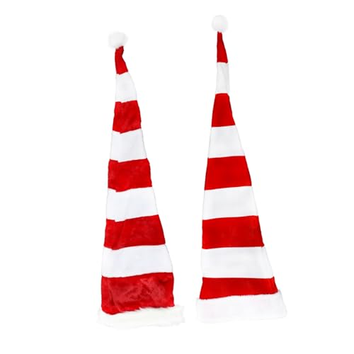 BRIGHTFUFU Weihnachtspartyhüte 2 Stück Weihnachtshüte Für Erwachsene Frohe Weihnachten Design Für Die Bühne von BRIGHTFUFU