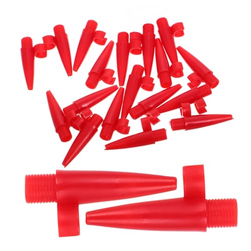 BRIGHTFUFU 20Stücke Handpumpe Aus Kunststoff Für Aufblasbare Spielzeuge Und Bälle Ersatzdüsen Für Luftmatratze Tragbar Und Leicht Zu Verwenden von BRIGHTFUFU
