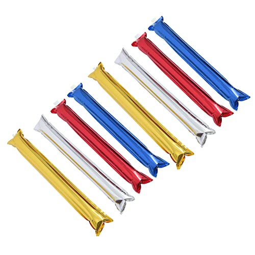 BRIGHTFUFU 24 Stücke Aufblasbare Jubelsticks Leichte Anfeuerungsstäbe PVC Material für Sportveranstaltungen Kinderfreundlich Partyzubehör BRIGHTFUFU 24 Stücke Aufblasbare Jubelsticks Leichte Anfeuerungsstäbe PVC Material für Sportveranstaltungen Kinderfreundlich Partyzubehör von BRIGHTFUFU