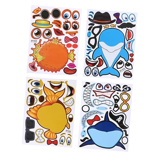 BRIGHTFUFU 25blätter Sticker Für Junge Mädchen Meereslebewesen Motive Kreatives Bastelprojekt Mix Aufkleber Für Partys Und Bildungszwecke Umweltschonend Und Sicher BRIGHTFUFU 25blätter Sticker Für Junge Mädchen Meereslebewesen Motive Kreatives Bastelprojekt Mix Aufkleber Für Partys Und Bildungszwecke Umweltschonend Und Sicher von BRIGHTFUFU