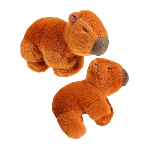 BRIGHTFUFU 2Stücke Niedliche Capybara Slap Armbänder Weiches Plüsch Tierarmband für Capybara für Zuhause Büro oder Auto Bringt Freude und Gemütlichkeit BRIGHTFUFU 2Stücke Niedliche Capybara Slap Armbänder Weiches Plüsch Tierarmband für Capybara für Zuhause Büro oder Auto Bringt Freude und Gemütlichkeit von BRIGHTFUFU