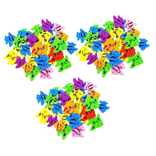 BRIGHTFUFU 3taschen Selbstklebende Eva-Schaum Aufkleber Fischform Bunte DIY-Sticker Für Junge Mädchen Kreativität Und Farberkennung Für Bastelprojekte Und Schuldekoration BRIGHTFUFU 3taschen Selbstklebende Eva-Schaum Aufkleber Fischform Bunte DIY-Sticker Für Junge Mädchen Kreativität Und Farberkennung Für Bastelprojekte Und Schuldekoration von BRIGHTFUFU