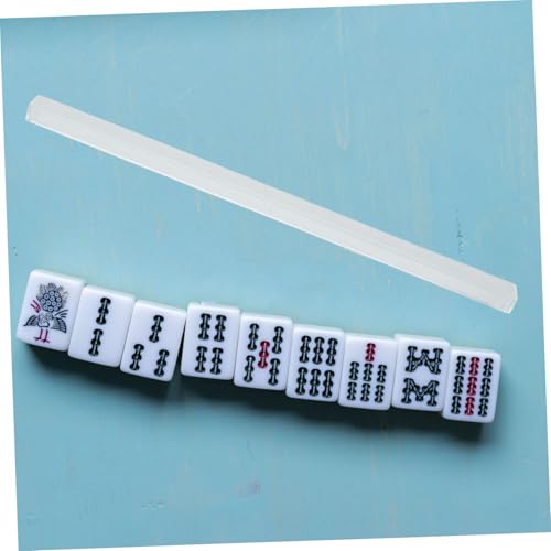 BRIGHTFUFU 4 Stück Mini Mahjong Rack Transparent mit Steckschlitzen Tragbarer Mahjong Tile Halter für Reisen und Zuhause für Arthritis Spieler BRIGHTFUFU 4 Stück Mini Mahjong Rack Transparent mit Steckschlitzen Tragbarer Mahjong Tile Halter für Reisen und Zuhause für Arthritis Spieler von BRIGHTFUFU