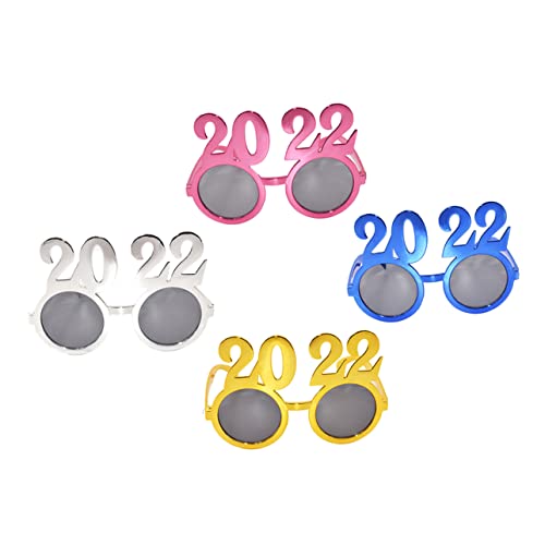 BRIGHTFUFU 4 Stück Teiliges Lustige Partybrillen Bunte Dekorationsbrillen für Feste und Feiern Geeignet für Erwachsene Leicht und Hautfreundlich BRIGHTFUFU 4 Stück Teiliges Lustige Partybrillen Bunte Dekorationsbrillen für Feste und Feiern Geeignet für Erwachsene Leicht und Hautfreundlich von BRIGHTFUFU