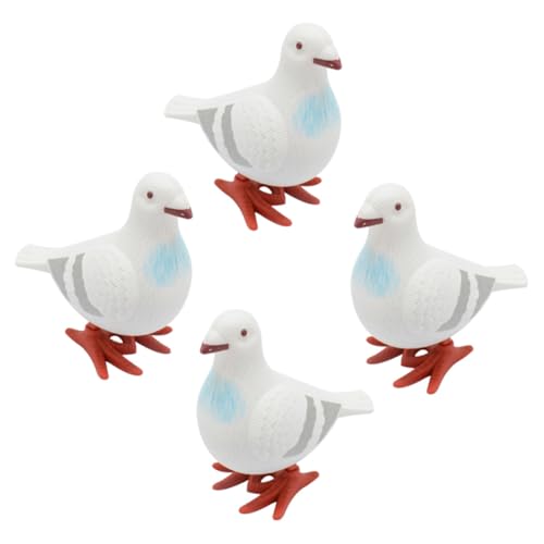 BRIGHTFUFU 4stücke Aufziehspielzeug Taube Springendes Tier Spielzeug Für Junge Mädchen Mitgebsel Und Partygeschenke Für Geburtstagsfeiern Kleine Tierfreunde Und Spielvergnügen von BRIGHTFUFU
