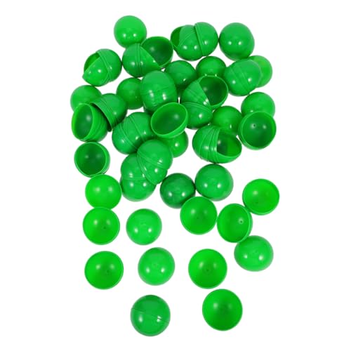 BRIGHTFUFU 50 Stück Öffbare Lotteriekugeln Grüne Sphere Game Balls für Partyspiele Verlosungen und Veranstaltungen für Spiele und Aktivitäten von BRIGHTFUFU