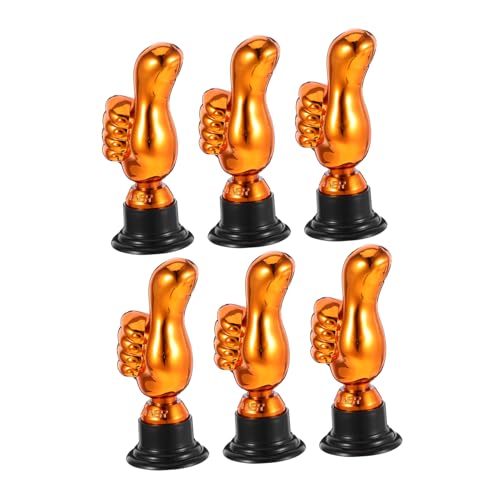 BRIGHTFUFU 6 Stück Langlebige Mini-trophäen Für Alle Altersgruppen, Leichte Requisiten Für Teilnahmeauszeichnungen, Familientreffen Und Belohnungen Für Sportturniere von BRIGHTFUFU