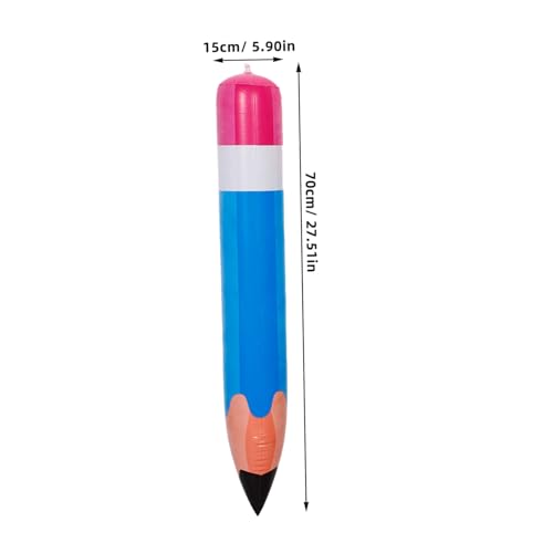 BRIGHTFUFU 6 Stück Teiliges PVC Aufblasbares Bleistift Deko in Bunten Farben Langlebig und Reißfest für Schulanfang Kindergeburtstag und Klassenzimmer Party Große Aufmerksamkeit Erzeugend BRIGHTFUFU 6 Stück Teiliges PVC Aufblasbares Bleistift Deko in Bunten Farben Langlebig und Reißfest für Schulanfang Kindergeburtstag und Klassenzimmer Party Große Aufmerksamkeit Erzeugend von BRIGHTFUFU