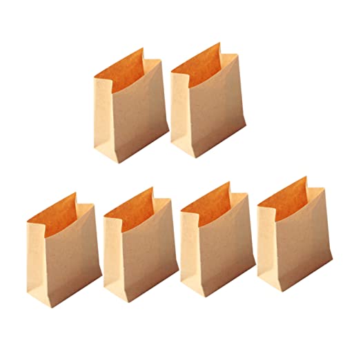 BRIGHTFUFU 6pcs Miniatur Papiertüte Mini Dekorationen Für Mini Kit Küche Wohnzimmer Restaurant BRIGHTFUFU 6pcs Miniatur Papiertüte Mini Dekorationen Für Mini Kit Küche Wohnzimmer Restaurant von BRIGHTFUFU