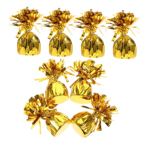 BRIGHTFUFU 8 Stück Goldene Ballongewichte, Schwere Ballongewichte, Metallfoliengewichte, Geburtstagsfeier, Hochzeit, Tischaufsatz, Ballongewicht Für Heliumballons BRIGHTFUFU 8 Stück Goldene Ballongewichte, Schwere Ballongewichte, Metallfoliengewichte, Geburtstagsfeier, Hochzeit, Tischaufsatz, Ballongewicht Für Heliumballons von BRIGHTFUFU