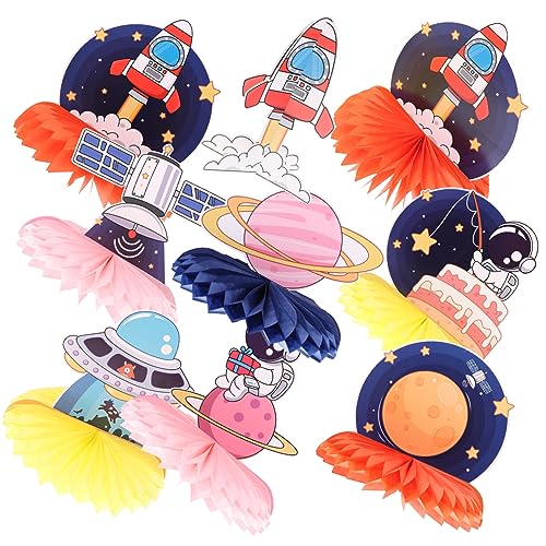 BRIGHTFUFU 9 Stück Sternenhimmeldekoration Weltraumparty Raumgeburtstagsdekorationen Weltraum-Gastgeschenke Weltraumdekorationen Geburtstags-Wabendekorationen Dünnes Papier BRIGHTFUFU 9 Stück Sternenhimmeldekoration Weltraumparty Raumgeburtstagsdekorationen Weltraum-Gastgeschenke Weltraumdekorationen Geburtstags-Wabendekorationen Dünnes Papier von BRIGHTFUFU