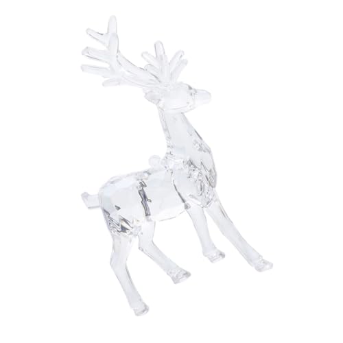BRIGHTFUFU Acryl Rentier Figur Für Weihnachten Stehende Elch Statue Als Dekoratives Tischornament Vielseitige DIY Hängedeko Für Festliche Innenraumgestaltung BRIGHTFUFU Acryl Rentier Figur Für Weihnachten Stehende Elch Statue Als Dekoratives Tischornament Vielseitige DIY Hängedeko Für Festliche Innenraumgestaltung von BRIGHTFUFU