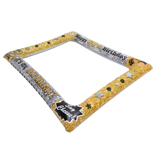 BRIGHTFUFU Aufblasbarer Fotorequisiten-Rahmen Für Geburtstagsfeiern PVC Material Für Party-Dekoration Unvergessliche Momente Festhalten Für Männer Und Frauen Geeignet von BRIGHTFUFU