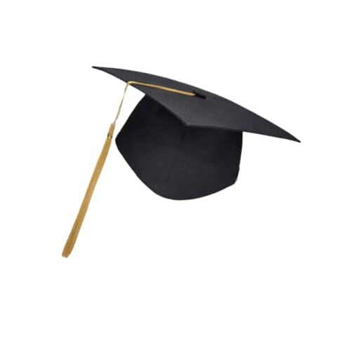 BRIGHTFUFU Graduationshut mit Gelber Quaste Doktorhut Abschlussfeier Partyzubehör für Schüler Bachelor Master BRIGHTFUFU Graduationshut mit Gelber Quaste Doktorhut Abschlussfeier Partyzubehör für Schüler Bachelor Master von BRIGHTFUFU