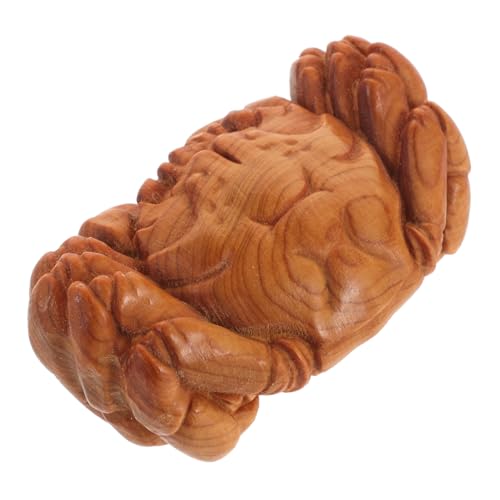 BRIGHTFUFU Handgefertigte Krabbenfigur Aus Holz, Schnitzerei, Krabbenmodell, Realistische Krabbenverzierung Für Die Inneneinrichtung, Einzigartige Krabbenverzierung Im Vintage-Stil BRIGHTFUFU Handgefertigte Krabbenfigur Aus Holz, Schnitzerei, Krabbenmodell, Realistische Krabbenverzierung Für Die Inneneinrichtung, Einzigartige Krabbenverzierung Im Vintage-Stil von BRIGHTFUFU