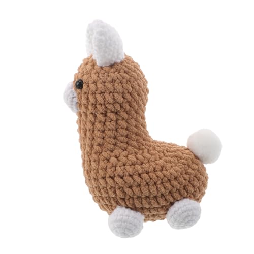 BRIGHTFUFU Handgefertigter Gehäkelter Alpaka-anhänger Sanft und Kompakt mit Feiner Handarbeit Einzigartiges Design als DIY Rucksack Autoschmuck Niedliche Tierfigur fürs Tägliche Tragen BRIGHTFUFU Handgefertigter Gehäkelter Alpaka-anhänger Sanft und Kompakt mit Feiner Handarbeit Einzigartiges Design als DIY Rucksack Autoschmuck Niedliche Tierfigur fürs Tägliche Tragen von BRIGHTFUFU