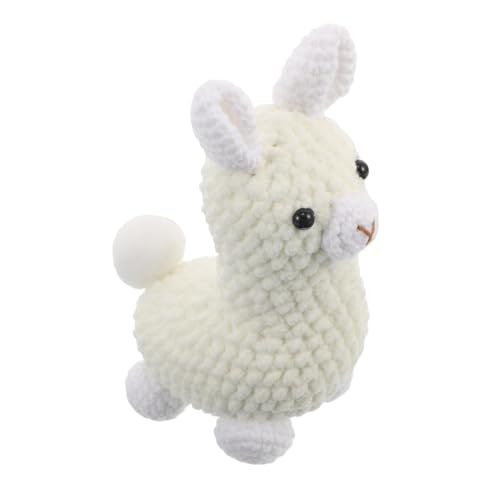 BRIGHTFUFU Handgefertigter Häkel-alpaka-anhänger Weiche Langlebige Handarbeit Niedliches Handgestricktes Attraktives Leichtes Häkel-Tier für Rucksack und Schlüsselbund von BRIGHTFUFU