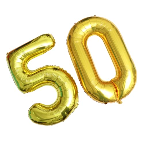 BRIGHTFUFU Jumbo Gold Folienballon Zahl 50 Geburtstags Und Jubiläumsdekoration Folienballons Für Partys Fotorequisiten Und Feierlichkeiten BRIGHTFUFU Jumbo Gold Folienballon Zahl 50 Geburtstags Und Jubiläumsdekoration Folienballons Für Partys Fotorequisiten Und Feierlichkeiten von BRIGHTFUFU