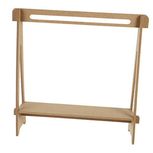 BRIGHTFUFU Mini Kleiderbügel Rack Holz Puppe Kleidungsstück Rack Puppe Kleidung Organizer Mädchen Spielzeug Zubehör BRIGHTFUFU Mini Kleiderbügel Rack Holz Puppe Kleidungsstück Rack Puppe Kleidung Organizer Mädchen Spielzeug Zubehör von BRIGHTFUFU