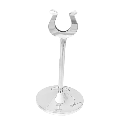 BRIGHTFUFU Nummernschild Aus Tischschildständer Tischhalterständer Name Platzhalter Inhaber Ort Männer Tischmenühalter Esstisch Tischkartenhalter Silver Rostfreier Stahl von BRIGHTFUFU