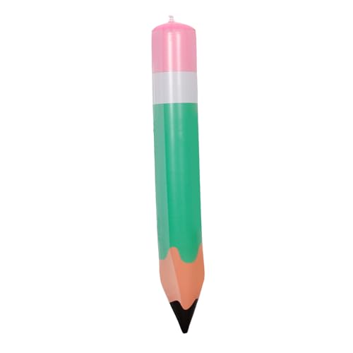 BRIGHTFUFU Riesiger Aufblasbarer Bleistiftballon Große PVC Dekoration für Schulanfang Süßes und Partyzubehör für Klassenzimmer Shower und Besondere Anlässe von BRIGHTFUFU