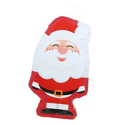 BRIGHTFUFU Santa Pinata Weihnachtsmann-pinata-dekor Weihnachts-weihnachtsmann-pinata Weihnachtsbaum Pinata Weihnachten Mexikanische Pinata Große Süssigkeit Papier Winter Wiedervereinigung von BRIGHTFUFU