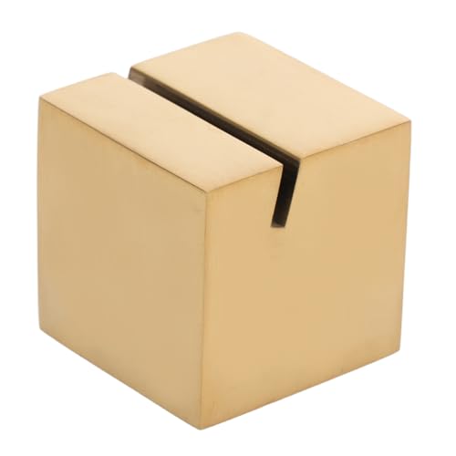 BRIGHTFUFU Solider Tischkartenhalter mit Kompakter Quadratischer Basis Rostfrei Vielseitig für Visitenkarten Menükarten Memo Notizen für Restaurant Party Büro Goldfarben BRIGHTFUFU Solider Tischkartenhalter mit Kompakter Quadratischer Basis Rostfrei Vielseitig für Visitenkarten Menükarten Memo Notizen für Restaurant Party Büro Goldfarben von BRIGHTFUFU