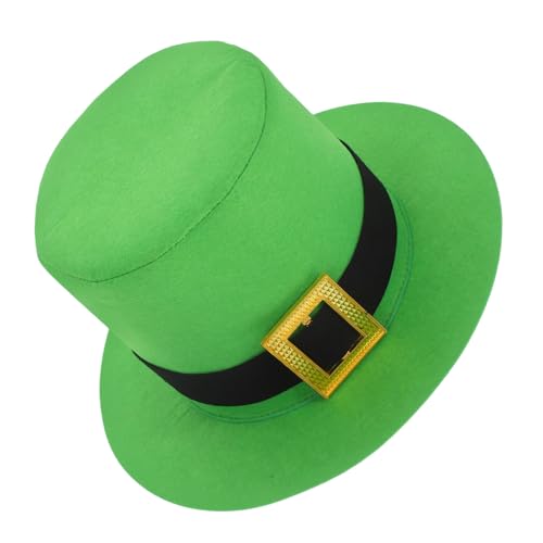 BRIGHTFUFU Filzhut Patricks Day Irish Festival Accessoire Für Party Irische Mütze Für Frauen Männer BRIGHTFUFU Filzhut Patricks Day Irish Festival Accessoire Für Party Irische Mütze Für Frauen Männer von BRIGHTFUFU