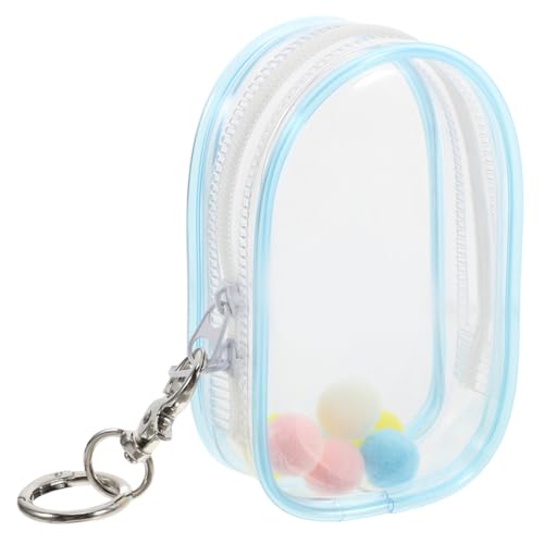 BRIGHTFUFU Transparente Aufbewahrungstasche mit Reißverschluss Tragbare Mini Figuren Tasche mit Schlüsselanhänger Staubdichter Organizer für Puppen und Sammlerstücke Vielseitig Einsetzbar BRIGHTFUFU Transparente Aufbewahrungstasche mit Reißverschluss Tragbare Mini Figuren Tasche mit Schlüsselanhänger Staubdichter Organizer für Puppen und Sammlerstücke Vielseitig Einsetzbar von BRIGHTFUFU