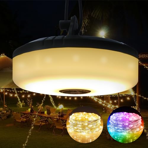 Camping Lichterkette Aufrollbar,BRIMETI Wasserdichte Tragbare LED Lichterkette 10M,USB Wiederaufladbare Campinglampe,Innen Lichterketten Außenbereich Für Outdoor Camping Garten Hof Dekor String Lights Camping Lichterkette Aufrollbar,BRIMETI Wasserdichte Tragbare LED Lichterkette 10M,USB Wiederaufladbare Campinglampe,Innen Lichterketten Außenbereich Für Outdoor Camping Garten Hof Dekor String Lights von BRIMETI