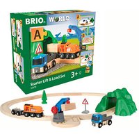 BRIO® Güterzug mit Kran Starter-Set 33878 Spielzeugeisenbahnen von BRIO®