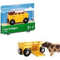BRIO® Tierwagen mit Kuh 33406 Spielzeugeisenbahnen von BRIO®