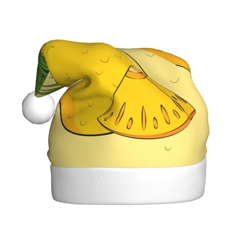 BROLEO Cartoon Ananas Santa Claus Hat - Festliches Ornament Weihnachten Zubehör für Gemeinschaftsveranstaltungen und Feiertagsfeiern von BROLEO