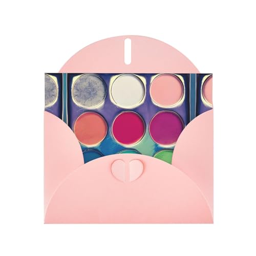 BROLEO Pinke Grußkarte, rund, Farbpalette, Bild für Weihnachten, Kindergeburtstag, Valentinstag und Party-Einladung BROLEO Pinke Grußkarte, rund, Farbpalette, Bild für Weihnachten, Kindergeburtstag, Valentinstag und Party-Einladung von BROLEO