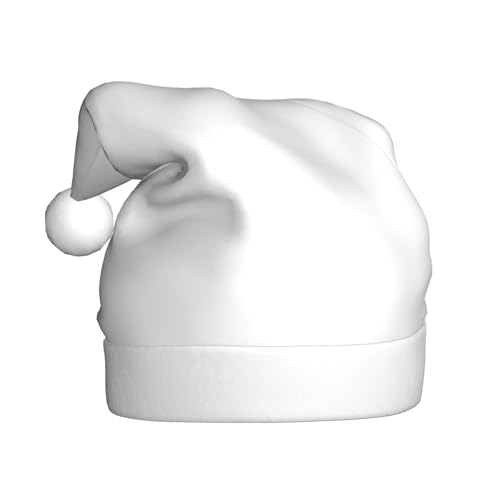 BROLEO Weihnachtsmütze für Erwachsene – Festlicher Weihnachtsmannhut für Weihnachten, Halloween und Feiertage, einfarbig, weißes Bild BROLEO Weihnachtsmütze für Erwachsene – Festlicher Weihnachtsmannhut für Weihnachten, Halloween und Feiertage, einfarbig, weißes Bild von BROLEO