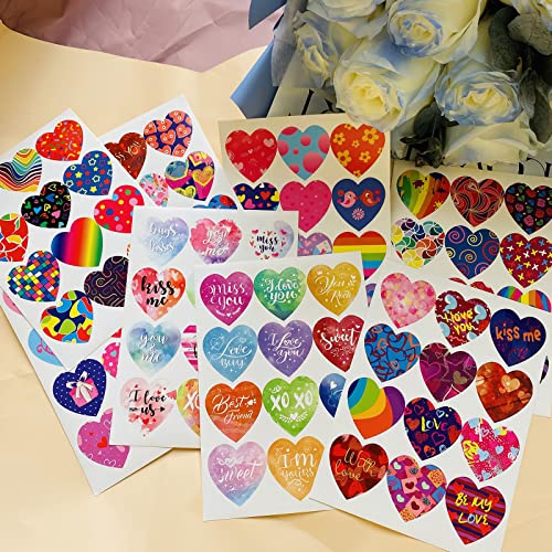 Herz Aufkleber, Selbstklebend Herzen Sticker, Herzform Etiketten für Valentinstag Ostern Hochzeit Geschenkbeutel DIY Handwerk Umschlagsiegel Dekoration Herz Aufkleber, Selbstklebend Herzen Sticker, Herzform Etiketten für Valentinstag Ostern Hochzeit Geschenkbeutel DIY Handwerk Umschlagsiegel Dekoration von BROMMAT
