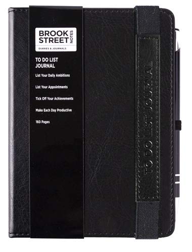 Brook Street Notes Notizbuch A6 To-do List A6 schwarz von Brook Street Notes