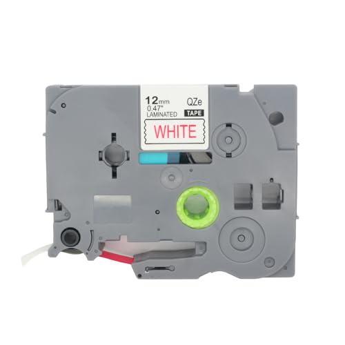 BROVACS 1 Packung Rot auf Weiß Laminiertes Etikettenband Kompatibel mit Brother P-Touch Etikettendrucker TZ-232 TZe-232 12mm 1/2" OPA4232 BROVACS 1 Packung Rot auf Weiß Laminiertes Etikettenband Kompatibel mit Brother P-Touch Etikettendrucker TZ-232 TZe-232 12mm 1/2" OPA4232 von BROVACS