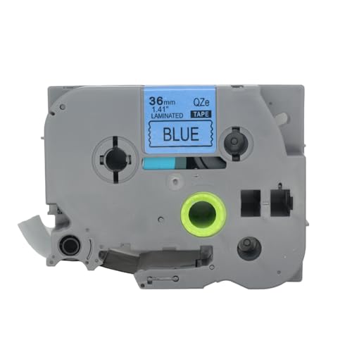 BROVACS 1 Packung Schwarz auf Blau Laminiertes Etikettenband Kompatibel mit Brother P-Touch Etikettendrucker TZ 561 TZe 561 36mm 1 1/2" OPA4561 BROVACS 1 Packung Schwarz auf Blau Laminiertes Etikettenband Kompatibel mit Brother P-Touch Etikettendrucker TZ 561 TZe 561 36mm 1 1/2" OPA4561 von BROVACS