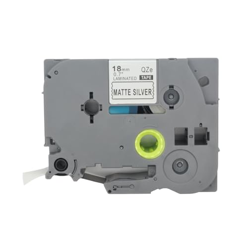 BROVACS 1 Packung Schwarz auf Silber Laminiertes Etikettenband Kompatibel mit Brother P-Touch Etikettendrucker TZ 941 TZe 941 18mm 3/4" OPA4941 BROVACS 1 Packung Schwarz auf Silber Laminiertes Etikettenband Kompatibel mit Brother P-Touch Etikettendrucker TZ 941 TZe 941 18mm 3/4" OPA4941 von BROVACS