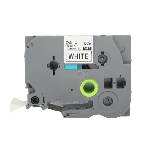 BROVACS 1 Packung Schwarz auf Weiß Laminiertes Etikettenband Kompatibel mit Brother P-Touch Etikettendrucker TZ 251 TZe 251 24mm 1" OPA4251 BROVACS 1 Packung Schwarz auf Weiß Laminiertes Etikettenband Kompatibel mit Brother P-Touch Etikettendrucker TZ 251 TZe 251 24mm 1" OPA4251 von BROVACS