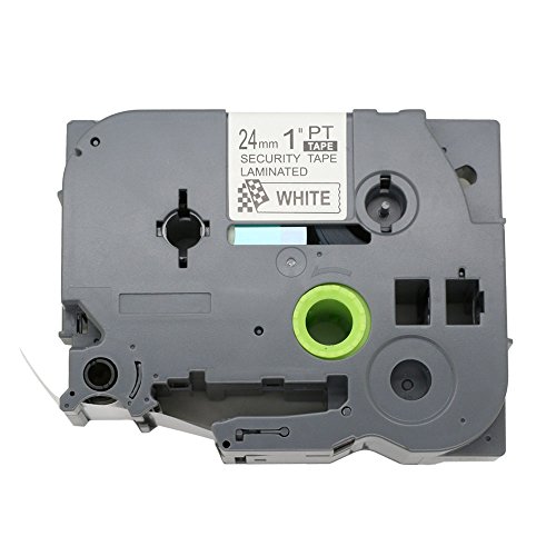 BROVACS 1 Packung Schwarz auf Weiß Sicherheitsetikettenband kompatibel für Brother P-Touch TZ SE5 TZe SE5 24 mm 1 Zoll OPA1525 BROVACS 1 Packung Schwarz auf Weiß Sicherheitsetikettenband kompatibel für Brother P-Touch TZ SE5 TZe SE5 24 mm 1 Zoll OPA1525 von BROVACS