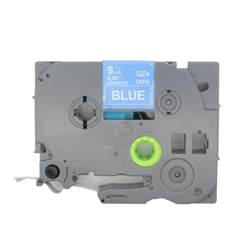 BROVACS 1 Packung Weiß auf Blau Laminiertes Etikettenband Kompatibel mit Brother P-Touch Etikettendrucker TZ 525 TZe 525 9mm 3/8" OPA4525 BROVACS 1 Packung Weiß auf Blau Laminiertes Etikettenband Kompatibel mit Brother P-Touch Etikettendrucker TZ 525 TZe 525 9mm 3/8" OPA4525 von BROVACS