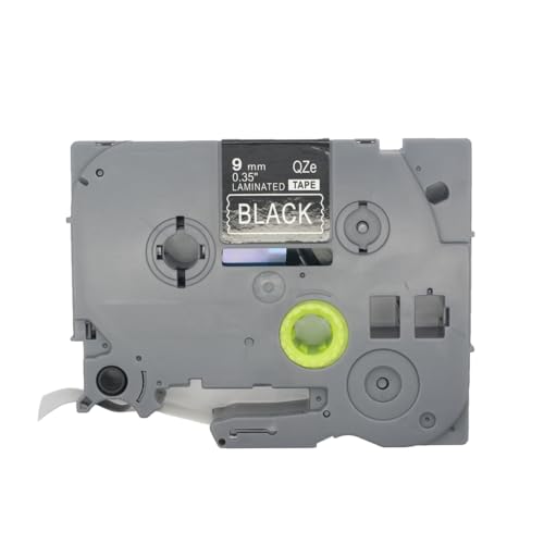BROVACS 1 Packung Weiß auf Schwarz Laminiertes Etikettenband Kompatibel mit Brother P-Touch Etikettendrucker TZ 325 TZe 325 9mm 3/8" OPA4325 BROVACS 1 Packung Weiß auf Schwarz Laminiertes Etikettenband Kompatibel mit Brother P-Touch Etikettendrucker TZ 325 TZe 325 9mm 3/8" OPA4325 von BROVACS