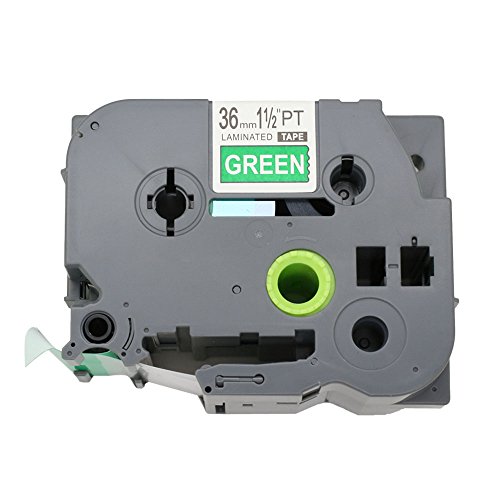 BROVACS Etikettenband, kompatibel mit Brother P-Touch TZ 765 TZe 765 36 mm OPA1176E, Weiß auf Grün, 1 Packung BROVACS Etikettenband, kompatibel mit Brother P-Touch TZ 765 TZe 765 36 mm OPA1176E, Weiß auf Grün, 1 Packung von BROVACS