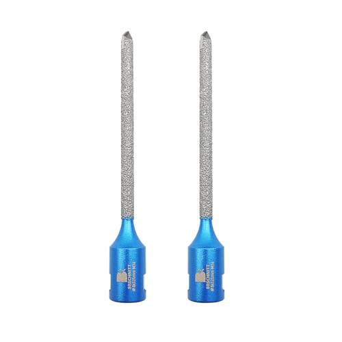 BRSCHNITT Diamant Mörtel Hakenbohrer Mit Hartmetallspitze 8 * 121mm - 2 Stück Diamant Fugenfräser für Mauerwerk, Mörtelentfernung, Mauerwerk, Stein, Beton. BRSCHNITT Diamant Mörtel Hakenbohrer Mit Hartmetallspitze 8 * 121mm - 2 Stück Diamant Fugenfräser für Mauerwerk, Mörtelentfernung, Mauerwerk, Stein, Beton. von BRSCHNITT